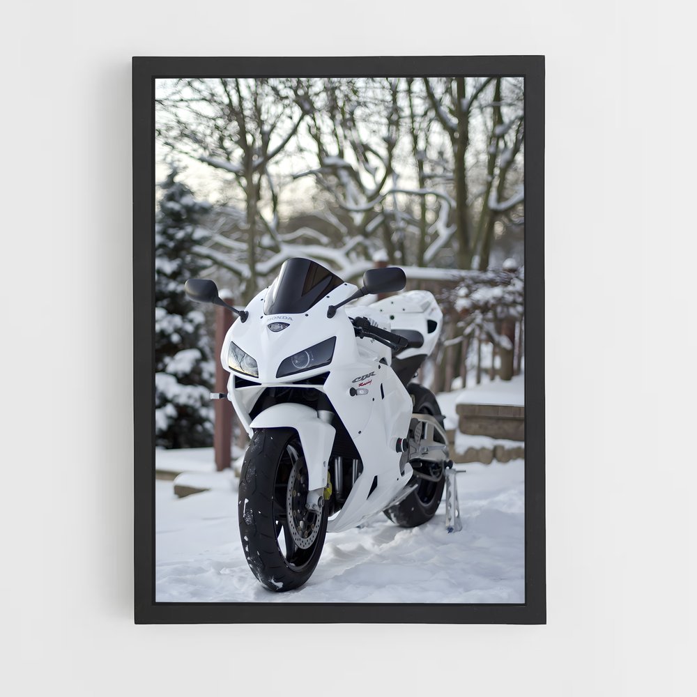 Poster Moto Hivernale – affiche Beta (vue 2)